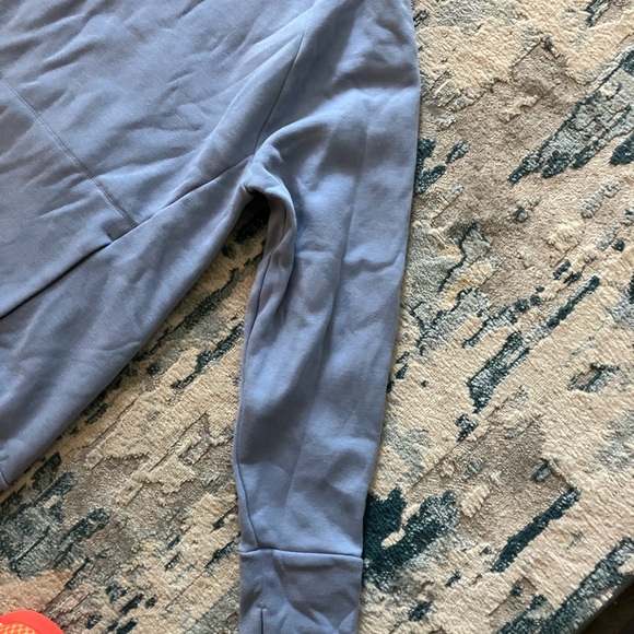 Fabletics NWOT Zaylee Funnel Neck Tunic Faded Denim Blue Size Small - Picture 4 of 8